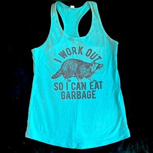 Medium Blue Racerback Tank